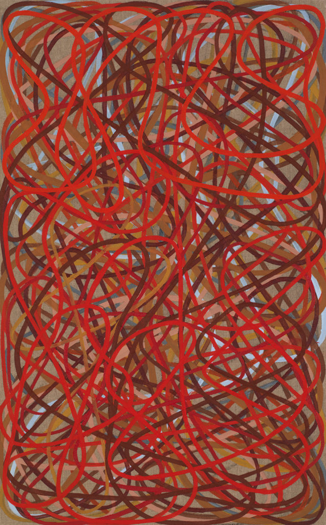 Arnoldi, Charles_Interactions_oil on linen_40 x 25 inches