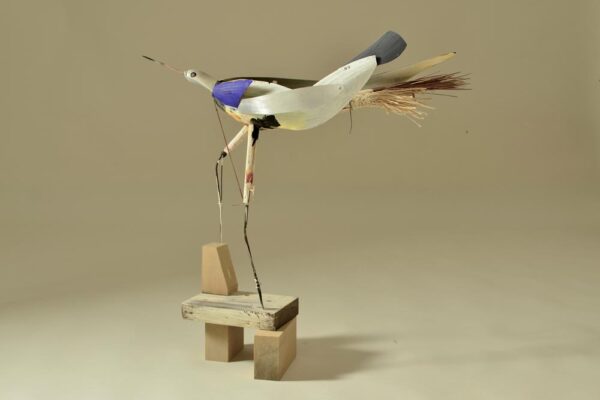 Bird #001, mixed media, 27 x 26 x 6 inches, $3,400