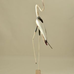Bird #77,  wood, paint, and mixed media, 71.5 x 14 x 15 inches, $8,500