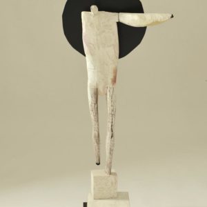 Eclipse #1, wood and paint, 42 x 18.5 x 11.5 inches, $5,500