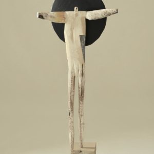 Eclipse #2, wood and paint, 48 x 19 x 10 inches, $5,500