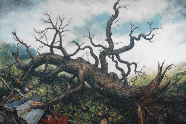 Crooked Timber, oil on linen, 78 x 92 inches, $42,000