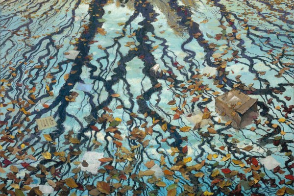 Reflections, oil on linen, 48 x 60 inches, $28,000