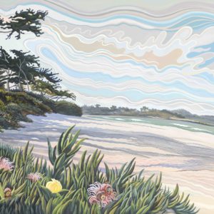 Phyllis Shafer,
Carmel Beach,
gouache on paper,
16 x 22.5 inches,
SOLD