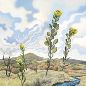 Phyllis Shafer,
The Landscape Listens,
oil on linen,
16 x 16 inches,
SOLD