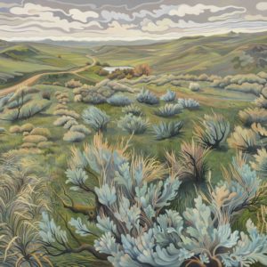 Phyllis Shafer,
The Red Road,
oil on linen,
28 x 42 inches,
SOLD