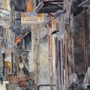 Salminen, John_Napoli_watercolor_25 x 36.75 inches - Napoli