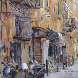 Salminen, John_Spanish Quarter, Napoli_watercolor_24.75 x 36 inches