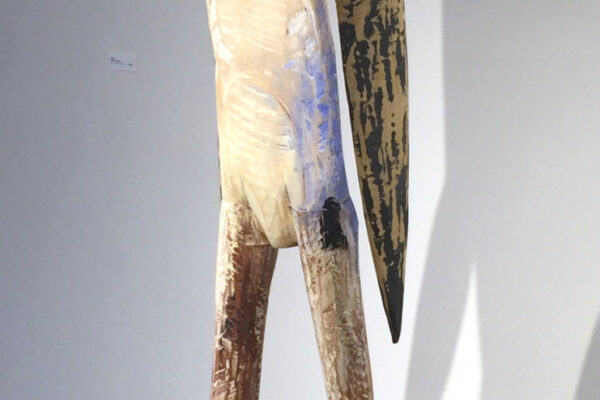 Robert Brady, Quest, wood and paint, 85 x 17.5 x 17.5 inches