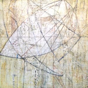 Mark Perlman, Lift, encaustic on panel, 48 x 48 inches, $6,000