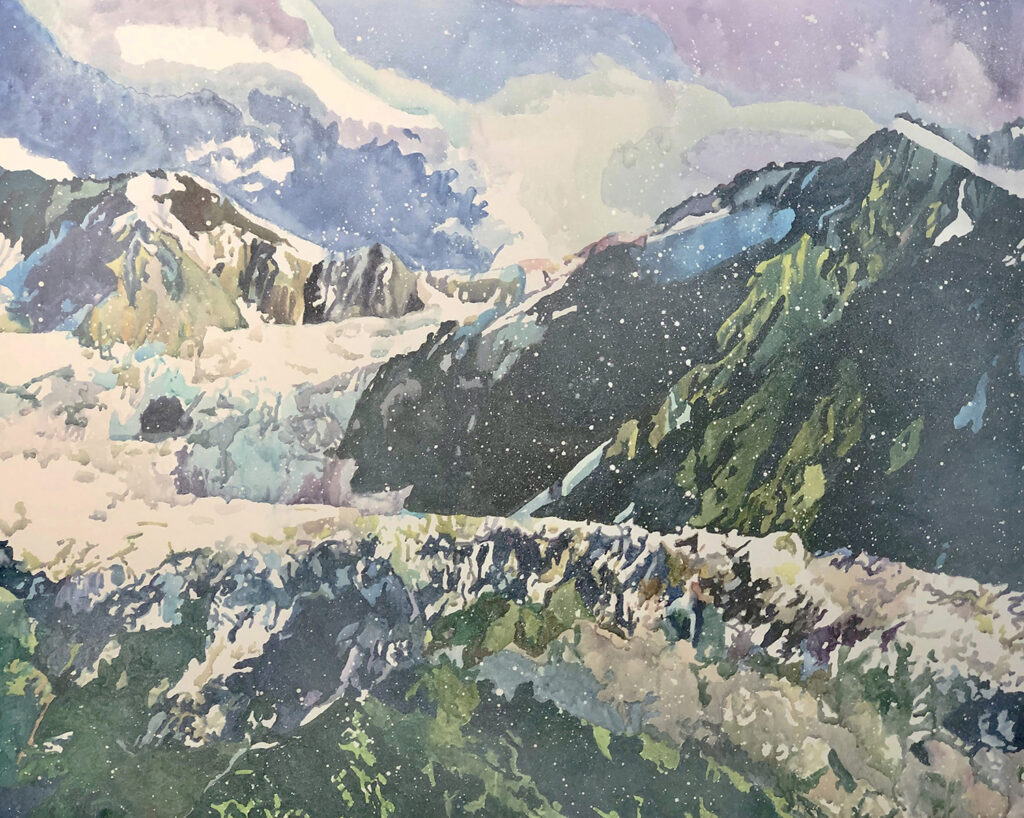 Kesler Woodward, Replenishment, acrylic on canvas, 48 x 60 inches, $12,500