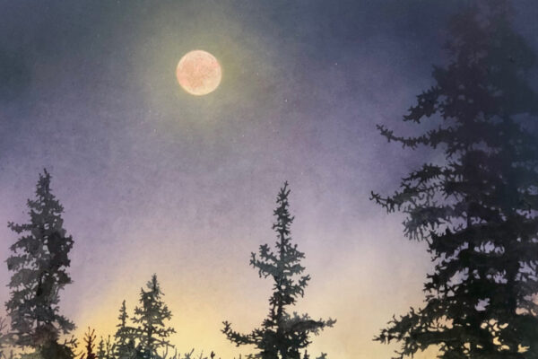 Kesler Woodward, Night Muse, acrylic on canvas, 24 x 30 inches, $4,200