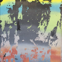 Chris Trueman, DST, acrylic and acrylic spray paint on Yupo, mounted to sintra, 39 x 30 inches, $5,000
