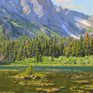 Lily Lake Summer, oil on linen, 16 x 12 inches