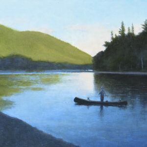CROPPED_Daly, Thomas Aquinas_A Canoe in Lower Limestone_oil on board_14 x 20 inches_2022