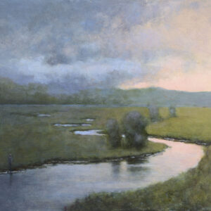 The Winding Stream, oil on board, 18 x 24 inches, $15,000