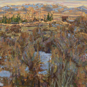 Ron Arthaud, Edge of Winter, oil on canvas, 18 x 26 inches, $1,975