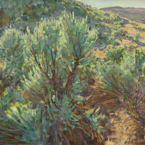 Ron Arthaud, Summer Hill, oil on canvas, 16 x 26 inches, $1,850