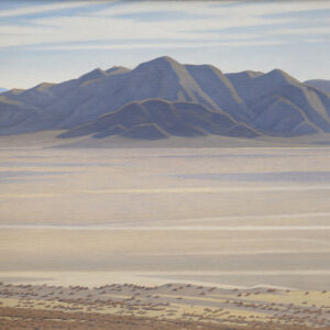 Jeff Nicholson, Afternoon Across the Playa. oil on canvas panel, 16 x 20 inches, $4,200