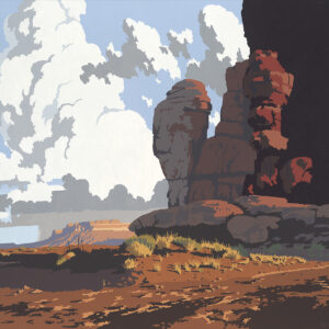 Billy Schenck, Desert Solitaire, oil on canvas, 36 x 42 inches, $35,000