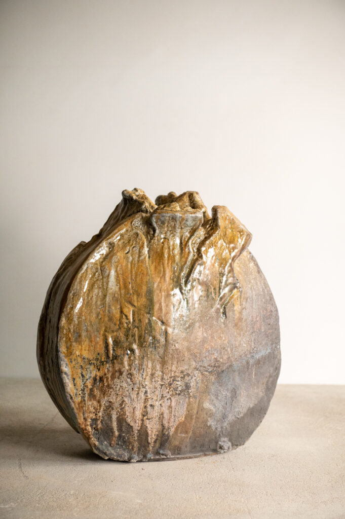 Condon (alternate angle), ceramic, 20 x 13 x 22 inches, SOLD