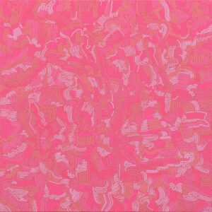 Digesting the Day, acrylic on canvas, 24 x 24 inches, $2,000