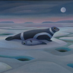 Linda Infante Lyons, Hush, oil on canvas, 30 x 40 inches, SOLD