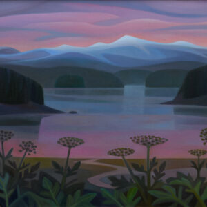Linda Infante Lyons, Point Pushki, oil on canvas, 30 x 36 inches, SOLD