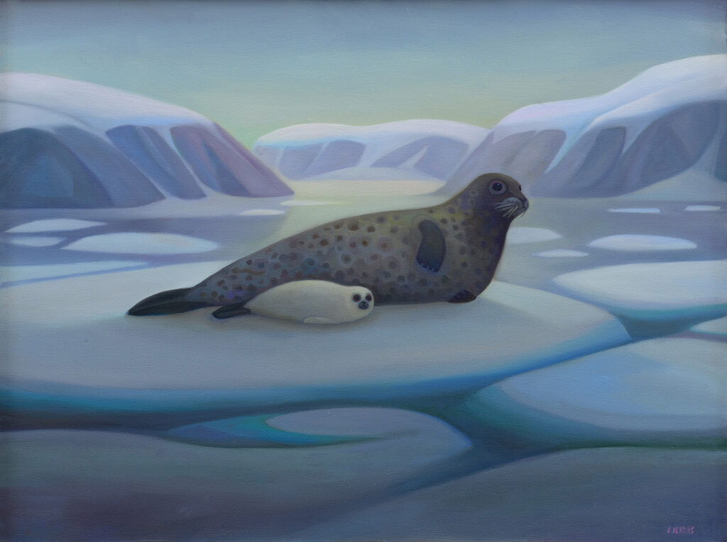 Linda Infante Lyons, Refugee Cove, oil on canvas, 30 x 40 inches, $5,400