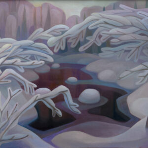 Linda Infante Lyons, Sanctuary, oil on canvas, 30 x 36 inches, SOLD