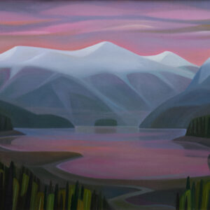Linda Infante Lyons, Serenity Sound, oil on canvas, 30 x 36 inches, SOLD