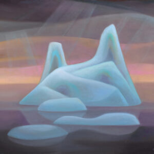 Linda Infante Lyons, Floe State, oil on canvas, 20 x 24 inches, SOLD