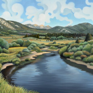 Hope's Expanse, oil on linen, 18 x 20 inches, SOLD