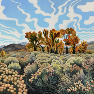 Late Autumn on the Eastside, oil on linen, 22 x 32 inches, SOLD