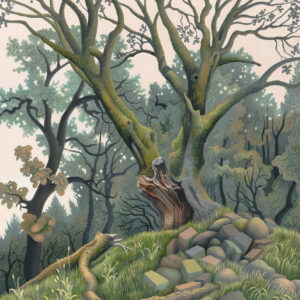 Quercus, oil on linen, 18 x 20 inches, SOLD