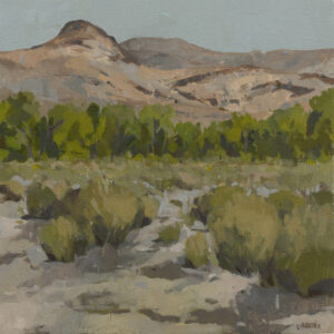 Broken in Two, oil on panel, 10 x 10 inches, SOLD