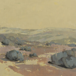 Median, oil on panel, 20 x 20 inches, SOLD