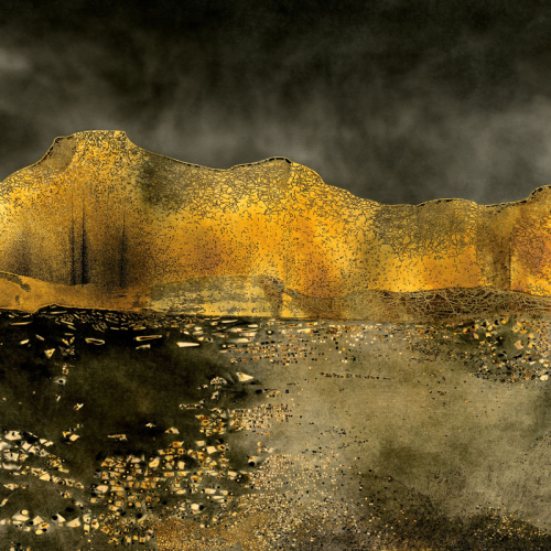 Roan Plateau, chemigram, 16 x 24 inches, $1,400