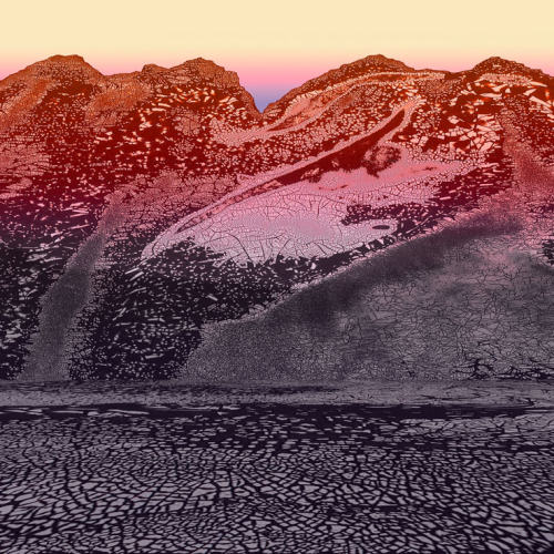 Owens Valley, chemigram, 32 x 52 inches, $4,300
