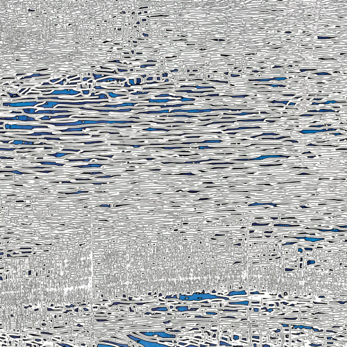 Ice Age, chemigram, 32 x 40 inches, SOLD