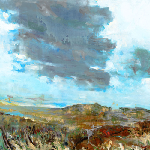 Over the Ridge to Peavine Mountain, oil on canvas, 24 x 30 inches, $2,000