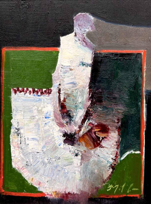 Danny McCaw, Contrast, oil on board, 9" x 6", $950