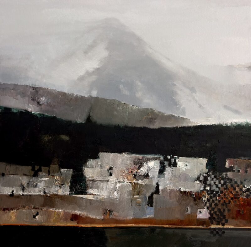 Danny McCaw, Quiet Distance, oil on board, 45" x 45", $14,000