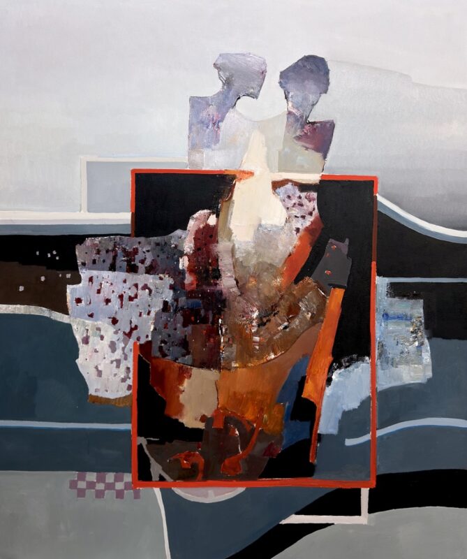 Danny McCaw, Red Box, oil on canvas, 72" x 60", $32,000