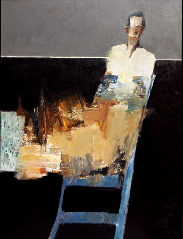 Danny McCaw, Seated Figure III, oil on canvas, 48" x 36", $12,600
